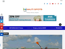 Tablet Screenshot of nautispots.com